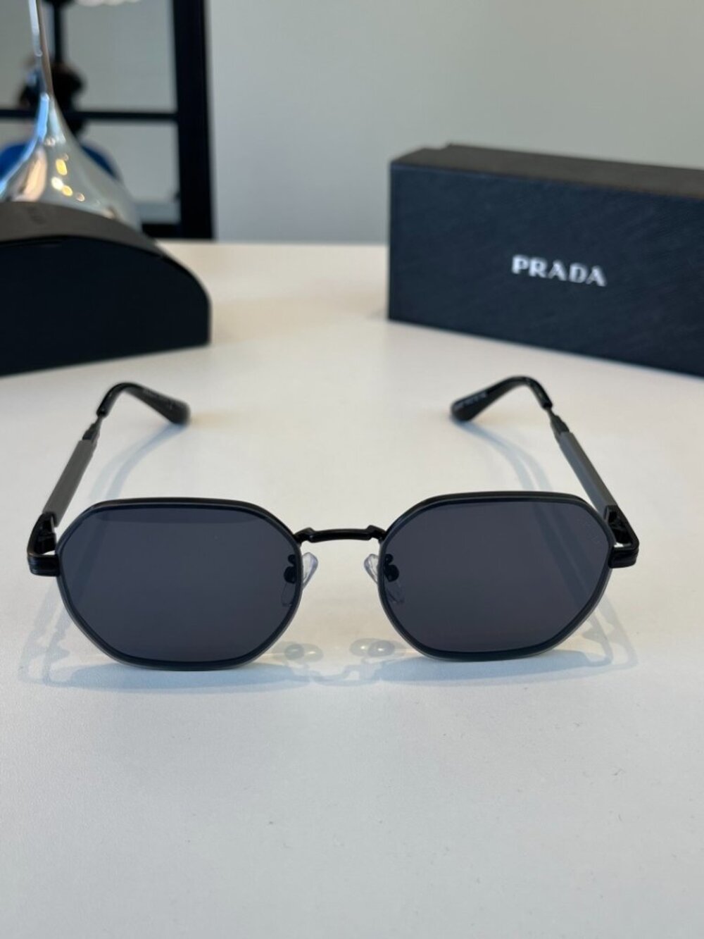 Prada sunglasses with round frames